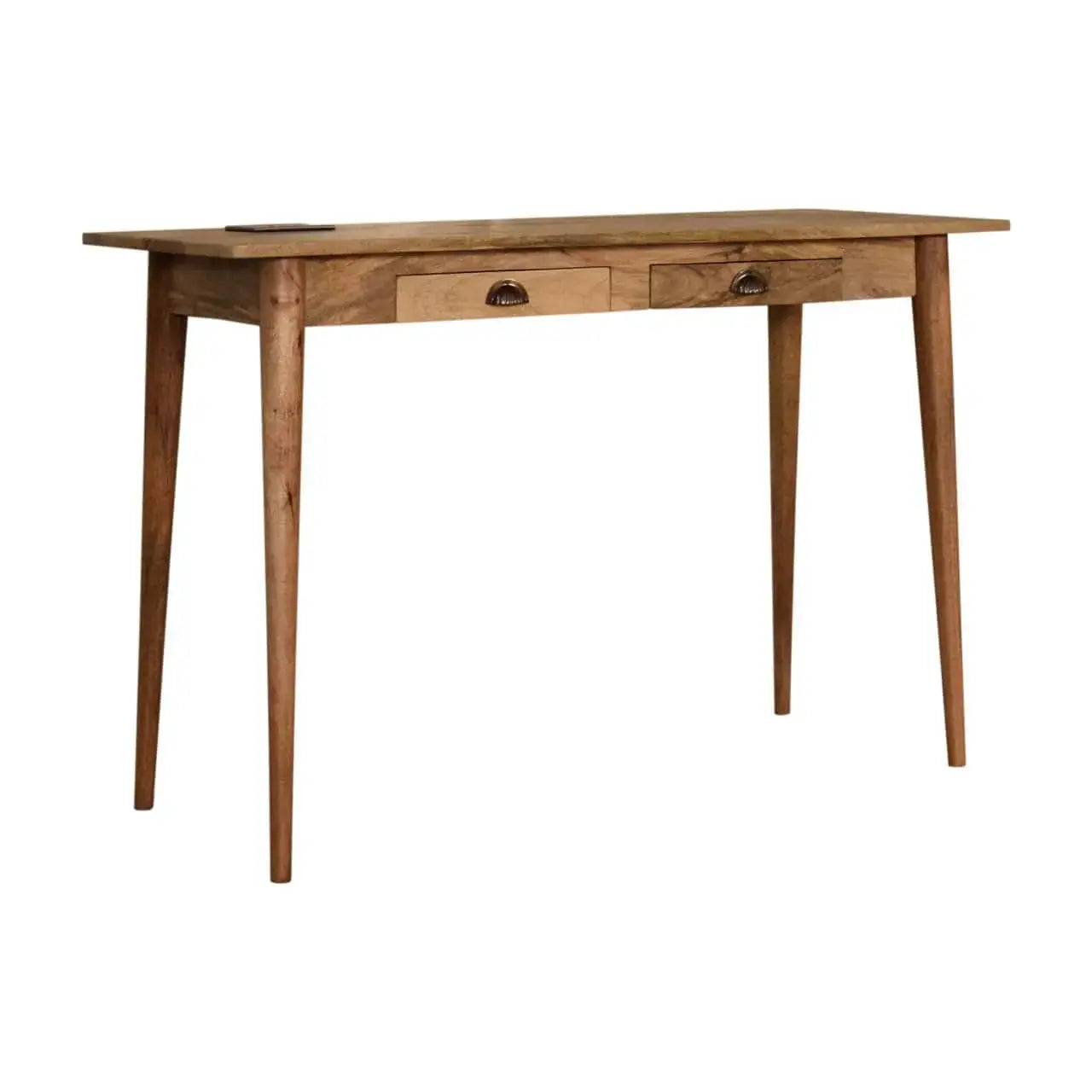 2 Drawer Writing Desk – Sleek with Storage and Cable Organization for Home Office