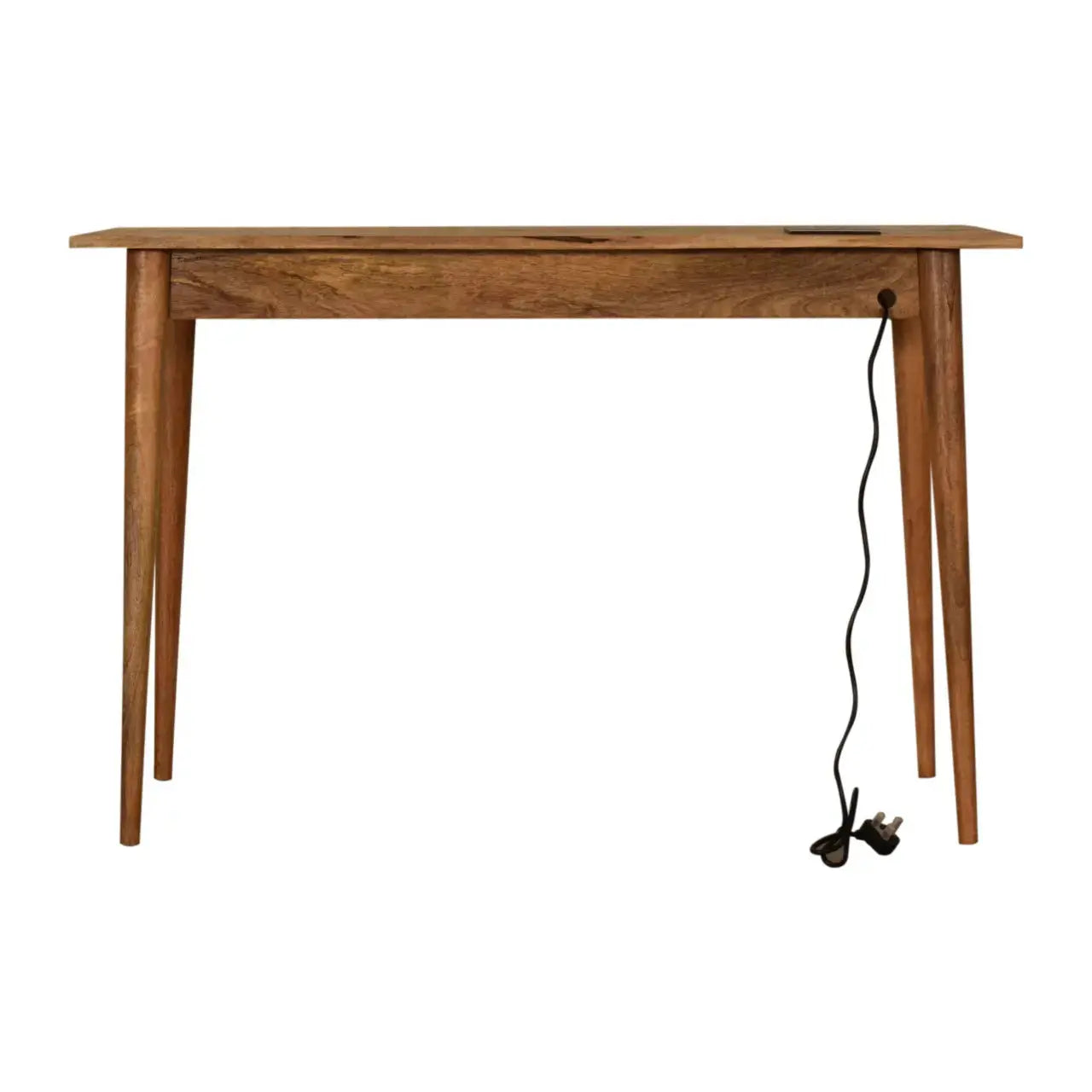 2 Drawer Writing Desk – Sleek with Storage and Cable Organization for Home Office