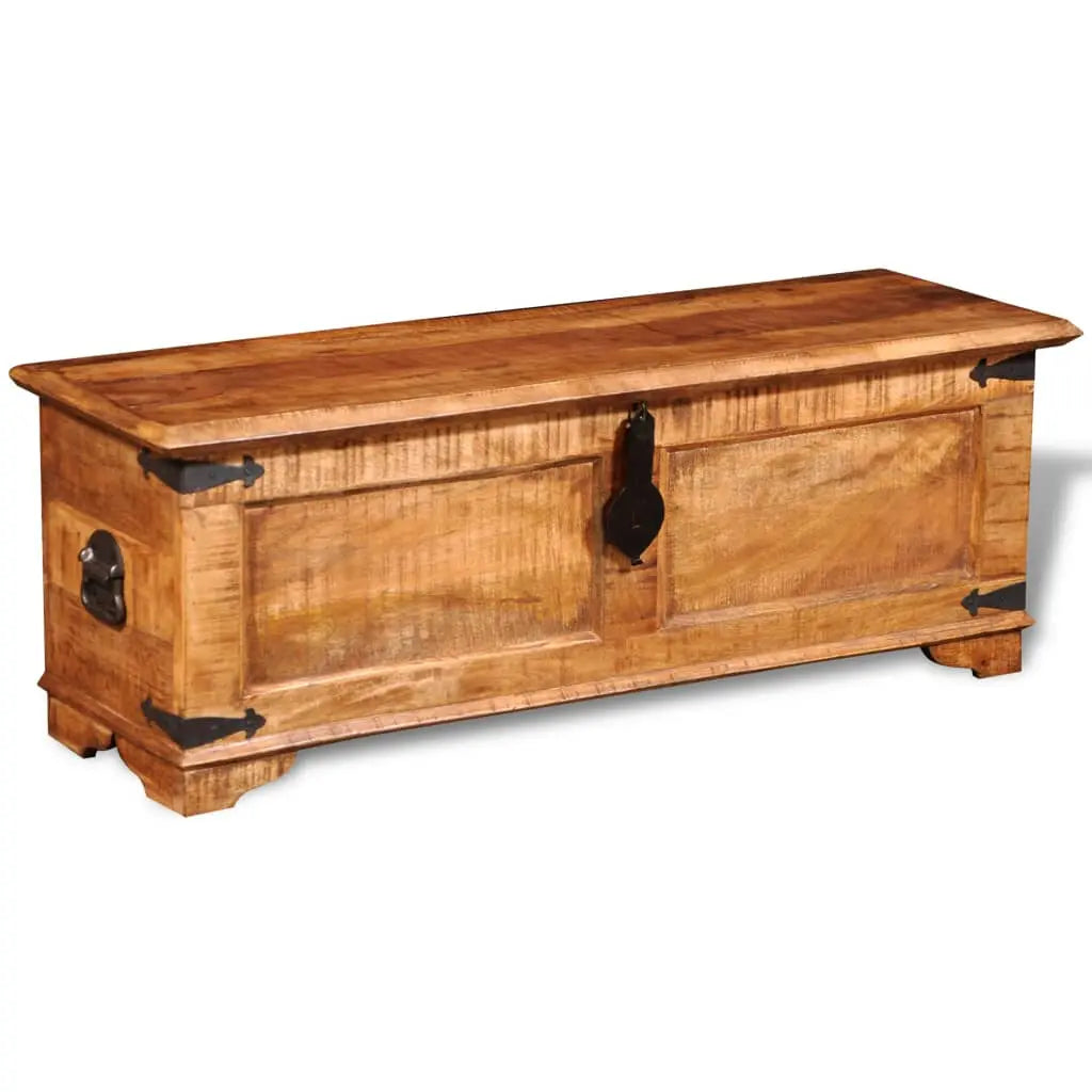 Storage Chest Rough Mango Wood - Living with Luxury