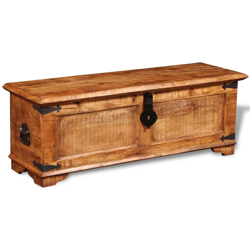 Storage Chest Rough Mango Wood - Living with Luxury