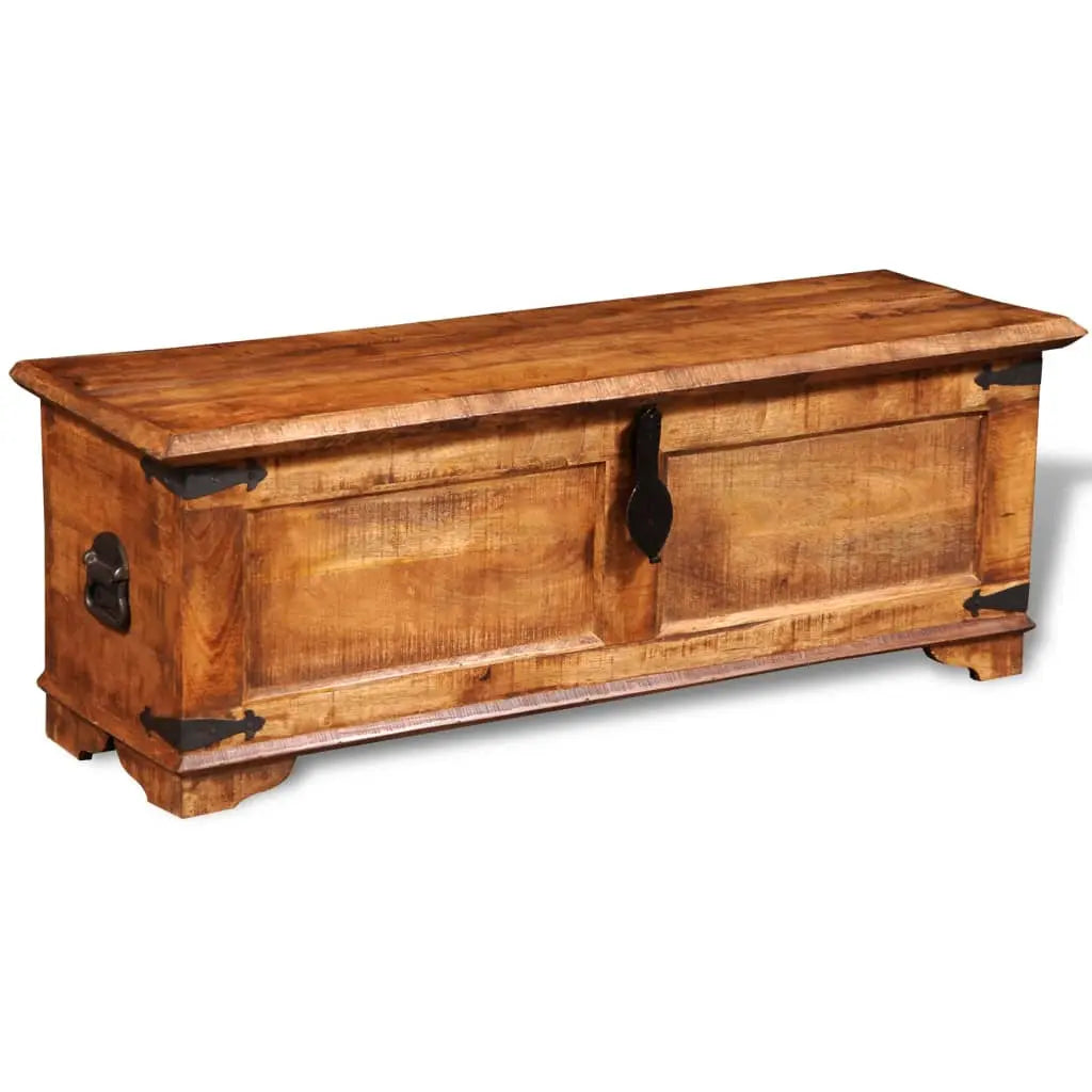 Storage Chest Rough Mango Wood - Living with Luxury