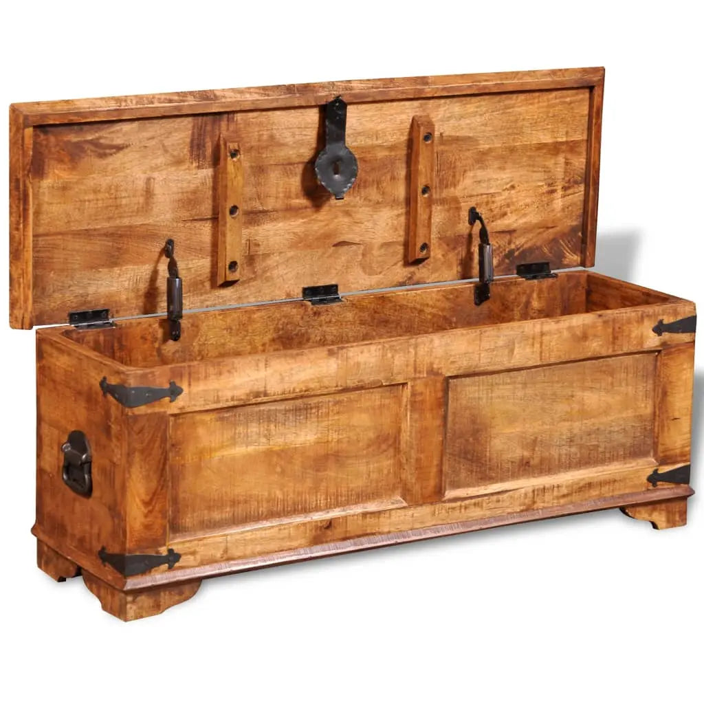 Storage Chest Rough Mango Wood - Living with Luxury