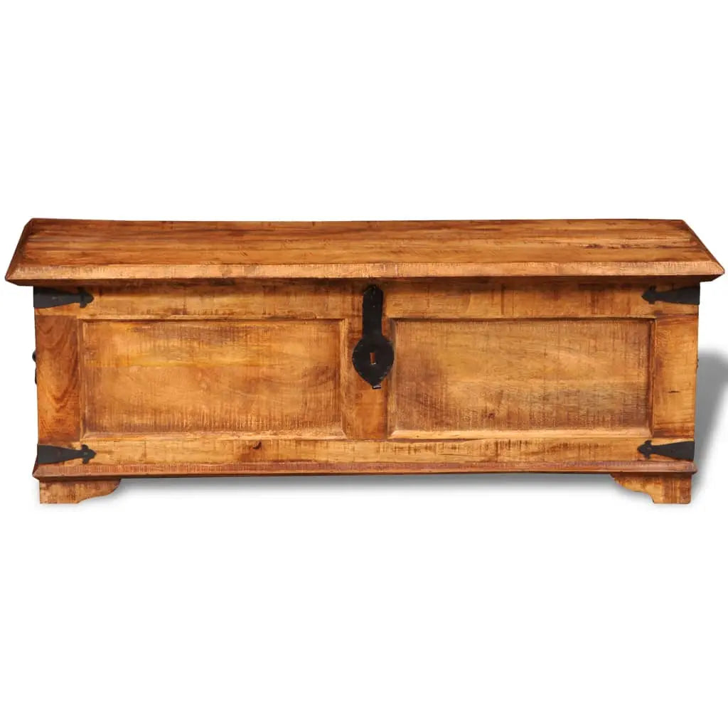 Storage Chest Rough Mango Wood - Living with Luxury
