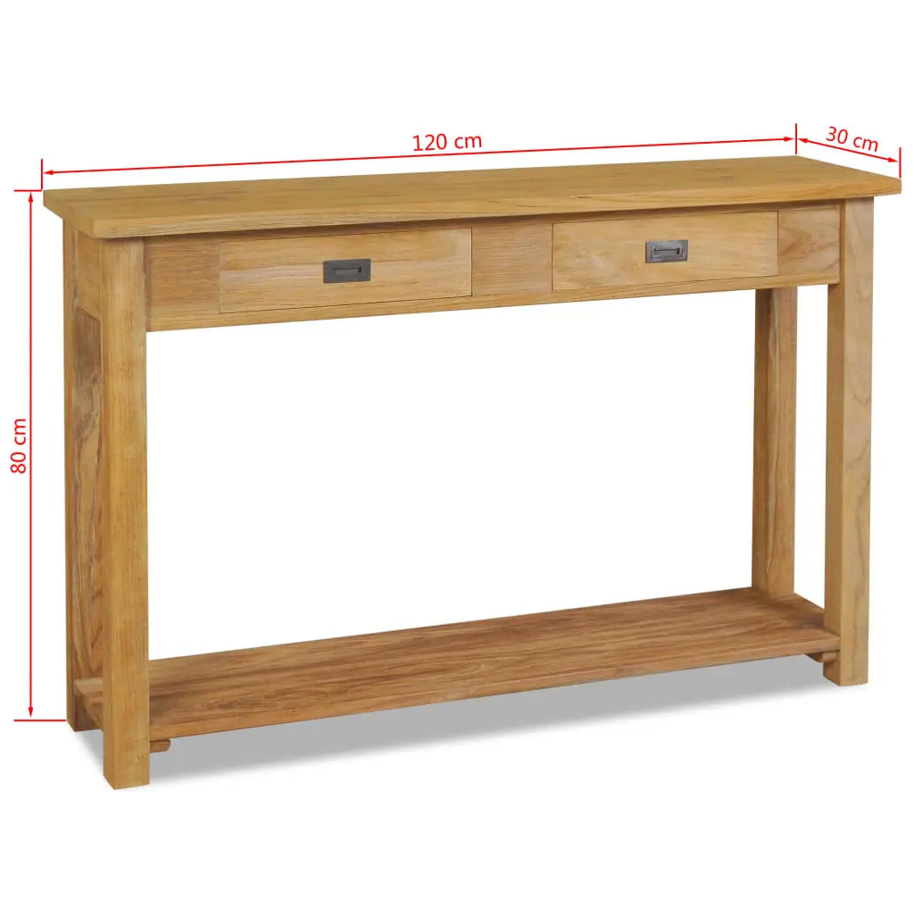Console Table Solid Teak - Living with Luxury