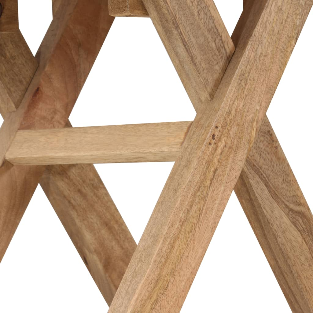 Side Table Solid Mango Wood Living with Luxury