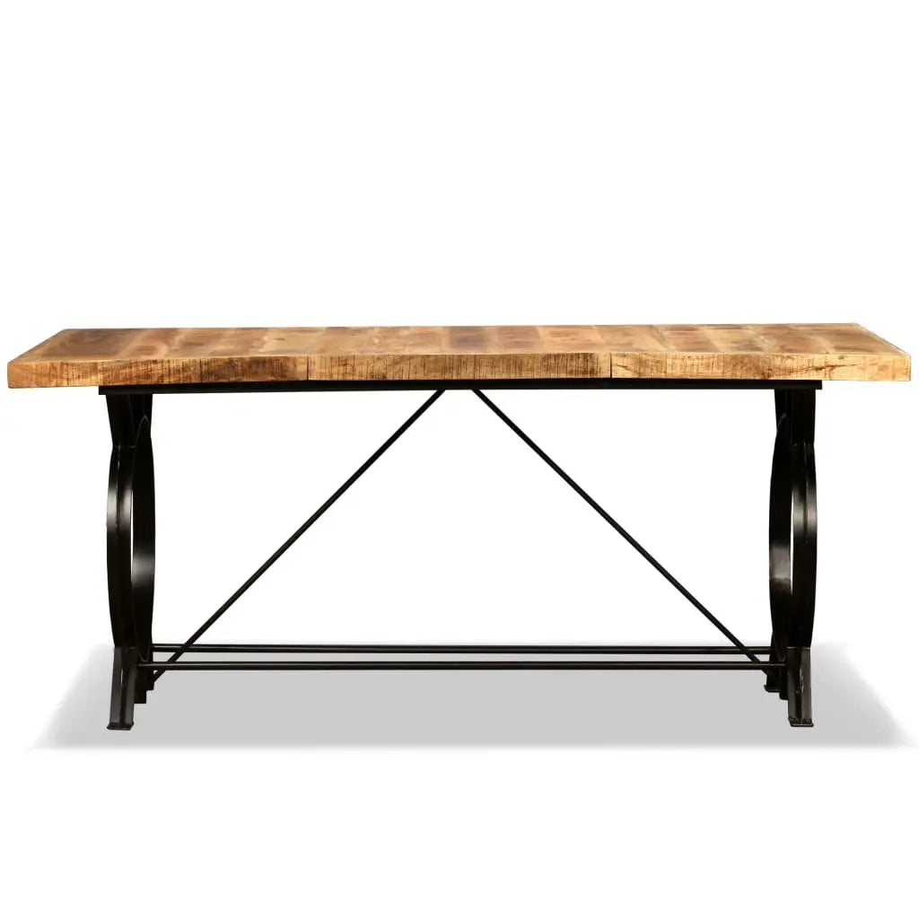 Dining Table Solid Rough Mango Wood 180 cm - Living with Luxury