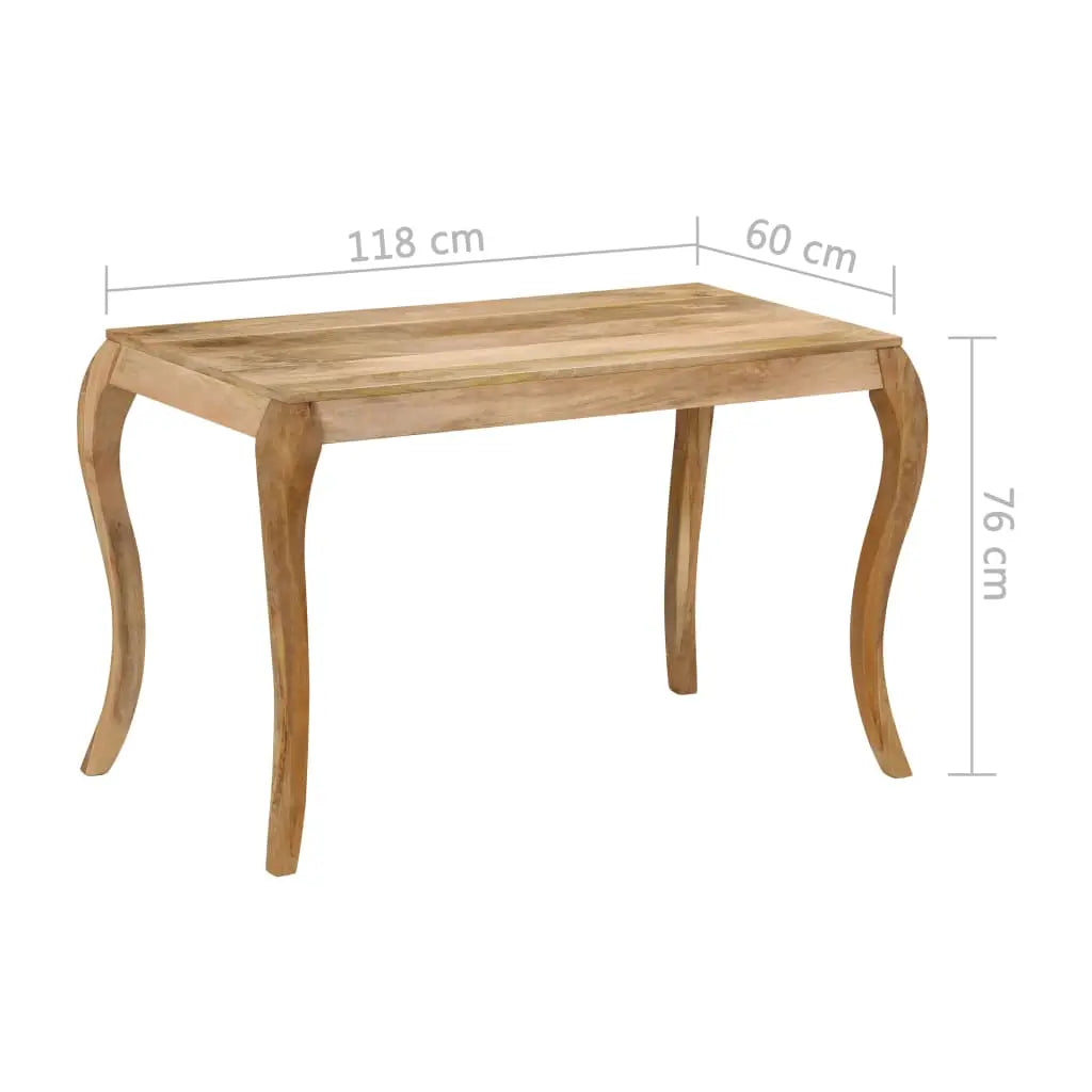 Dining Table Solid Mango Wood - Living with Luxury