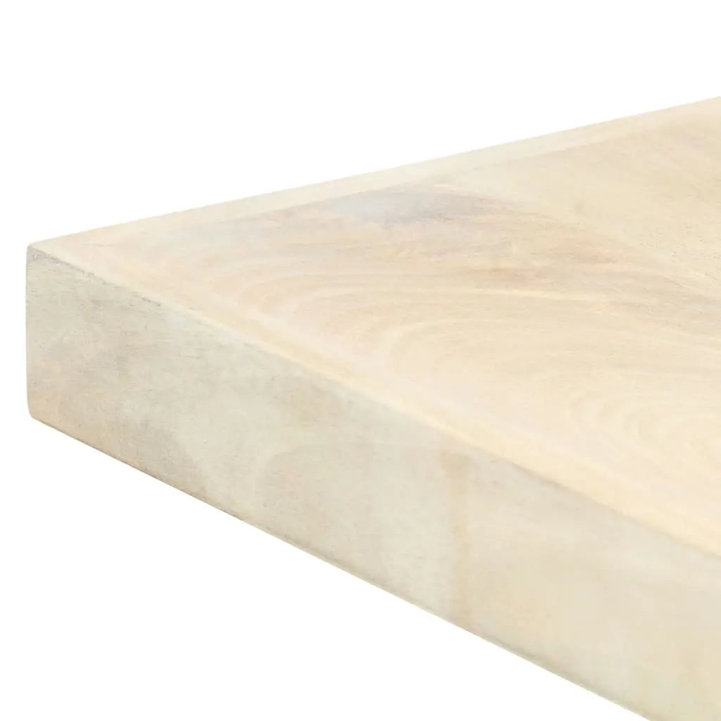 Dining Table White Solid Mango Wood - Living with Luxury