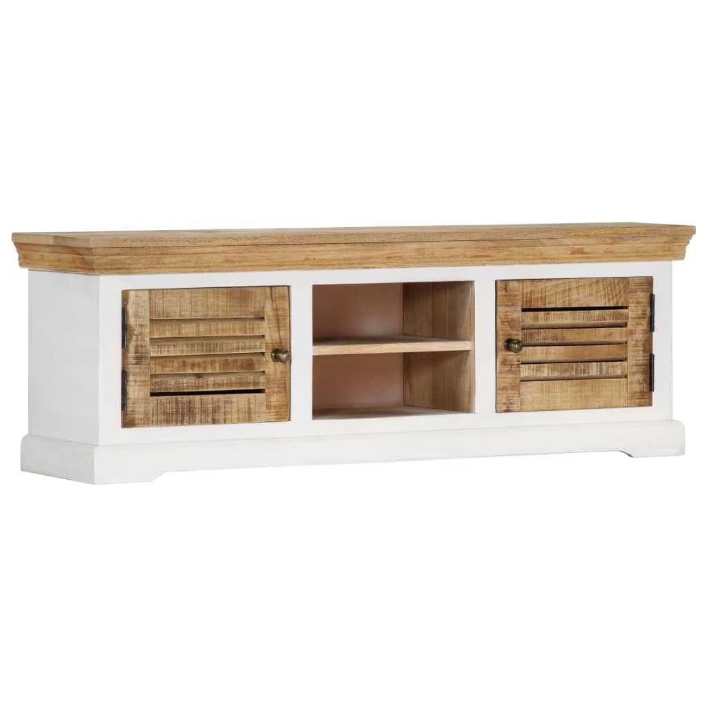 TV Cabinet Solid Mango Wood Living with Luxury