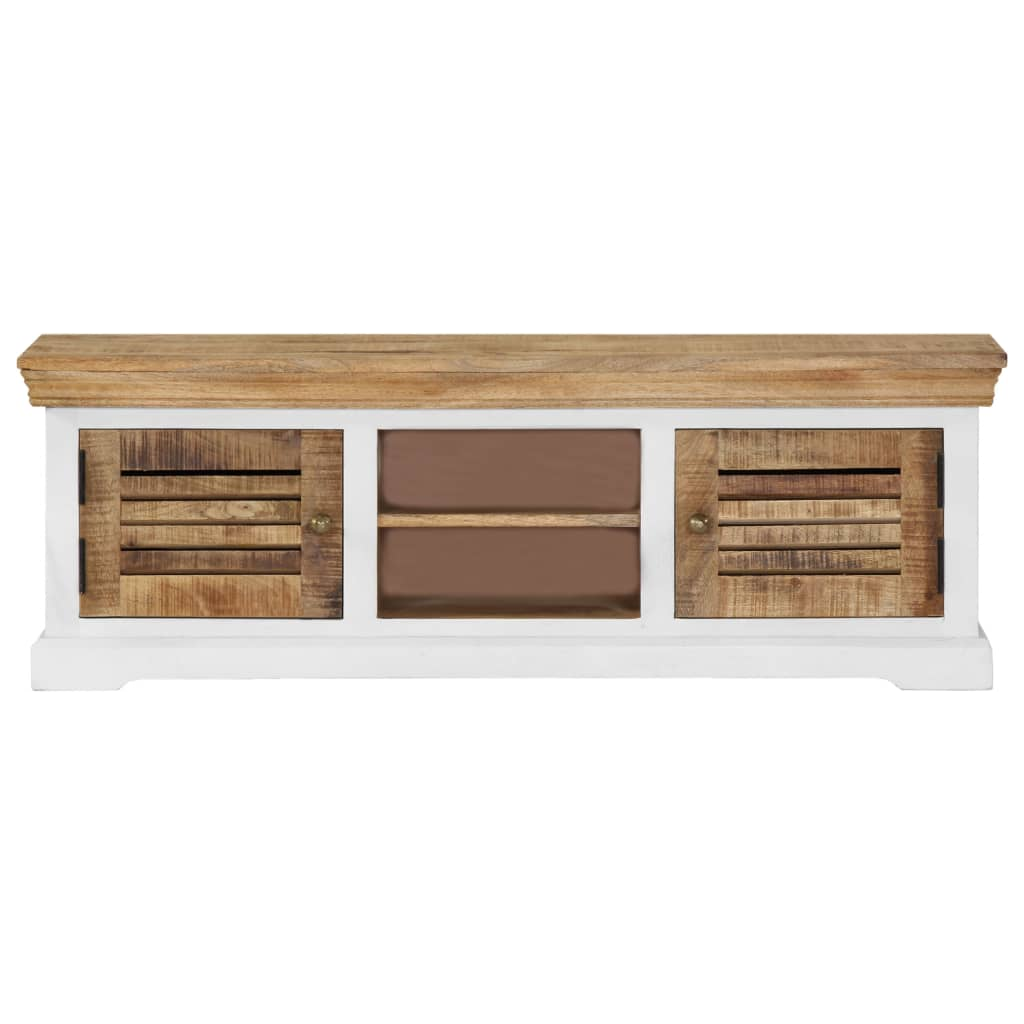 TV Cabinet Solid Mango Wood Living with Luxury