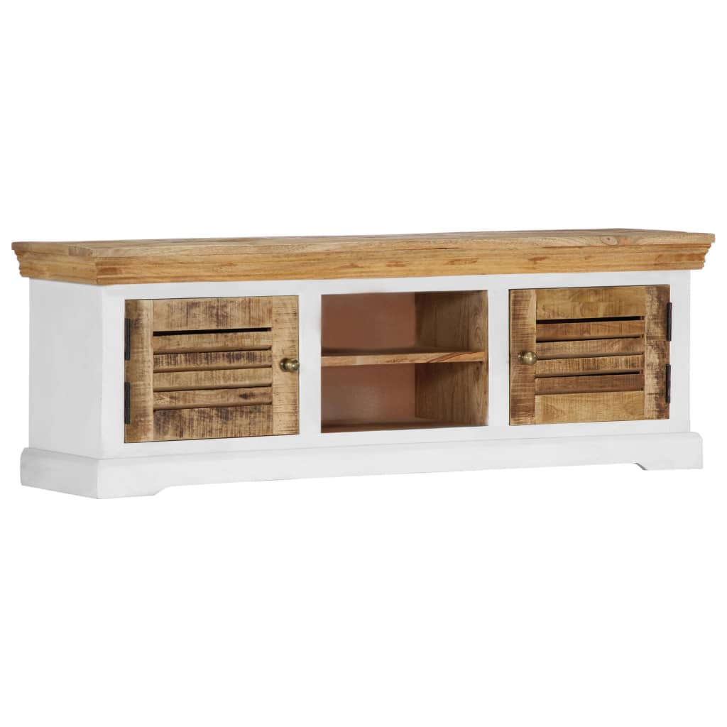 TV Cabinet Solid Mango Wood Living with Luxury