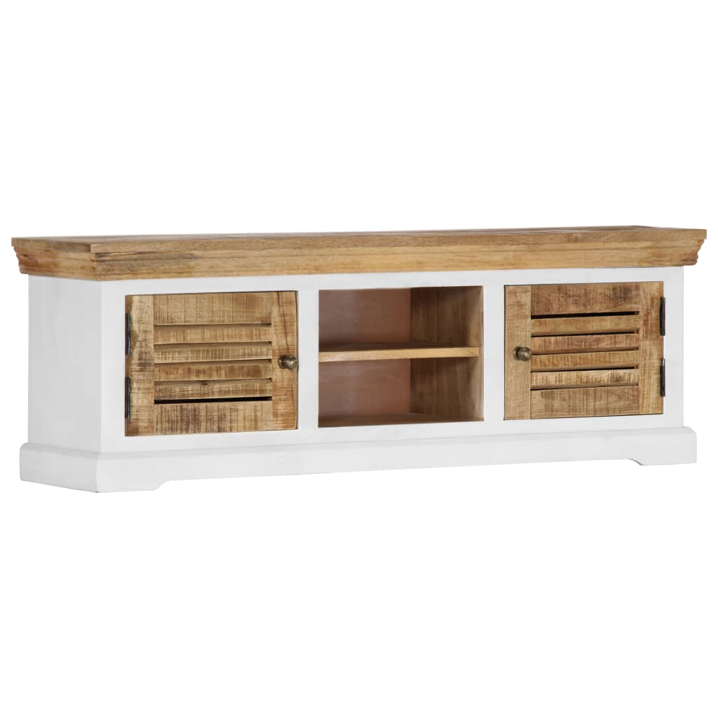 TV Cabinet Solid Mango Wood Living with Luxury
