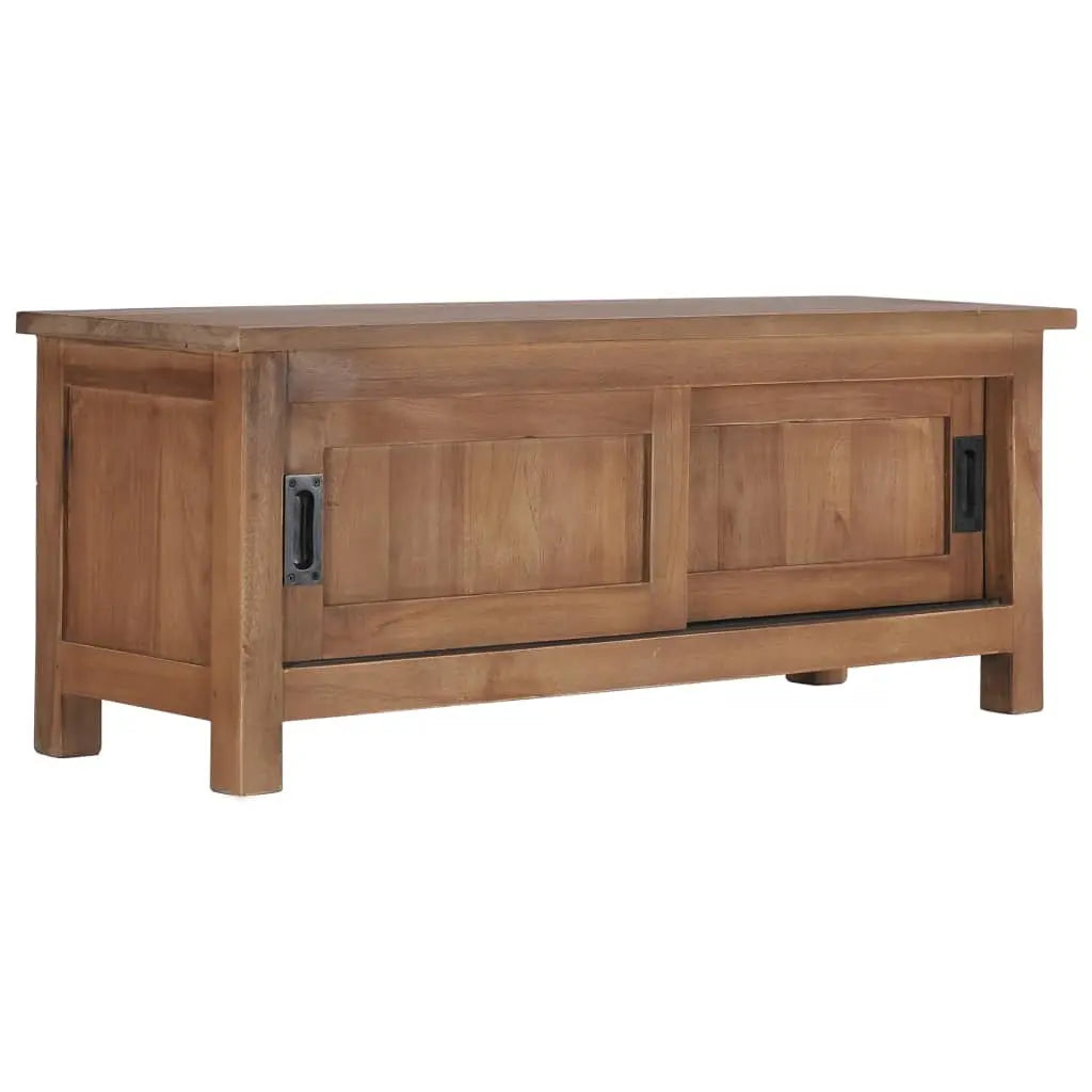 TV Cabinet Solid Teak Wood - Living with Luxury