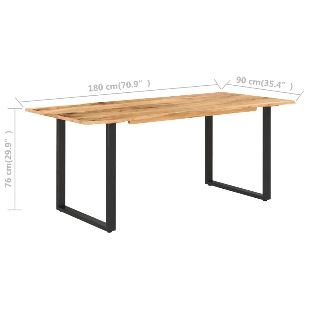 Dining Table Solid Acacia Wood - Living with Luxury