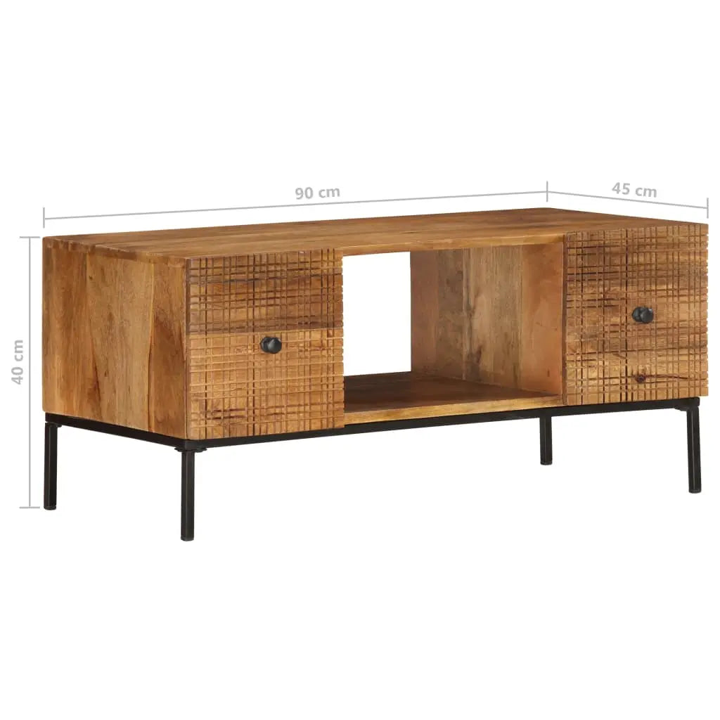 Coffee Table Solid Mango Wood - Living with Luxury