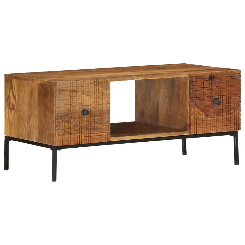 Coffee Table Solid Mango Wood - Living with Luxury