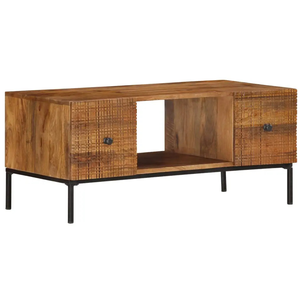 Coffee Table Solid Mango Wood - Living with Luxury