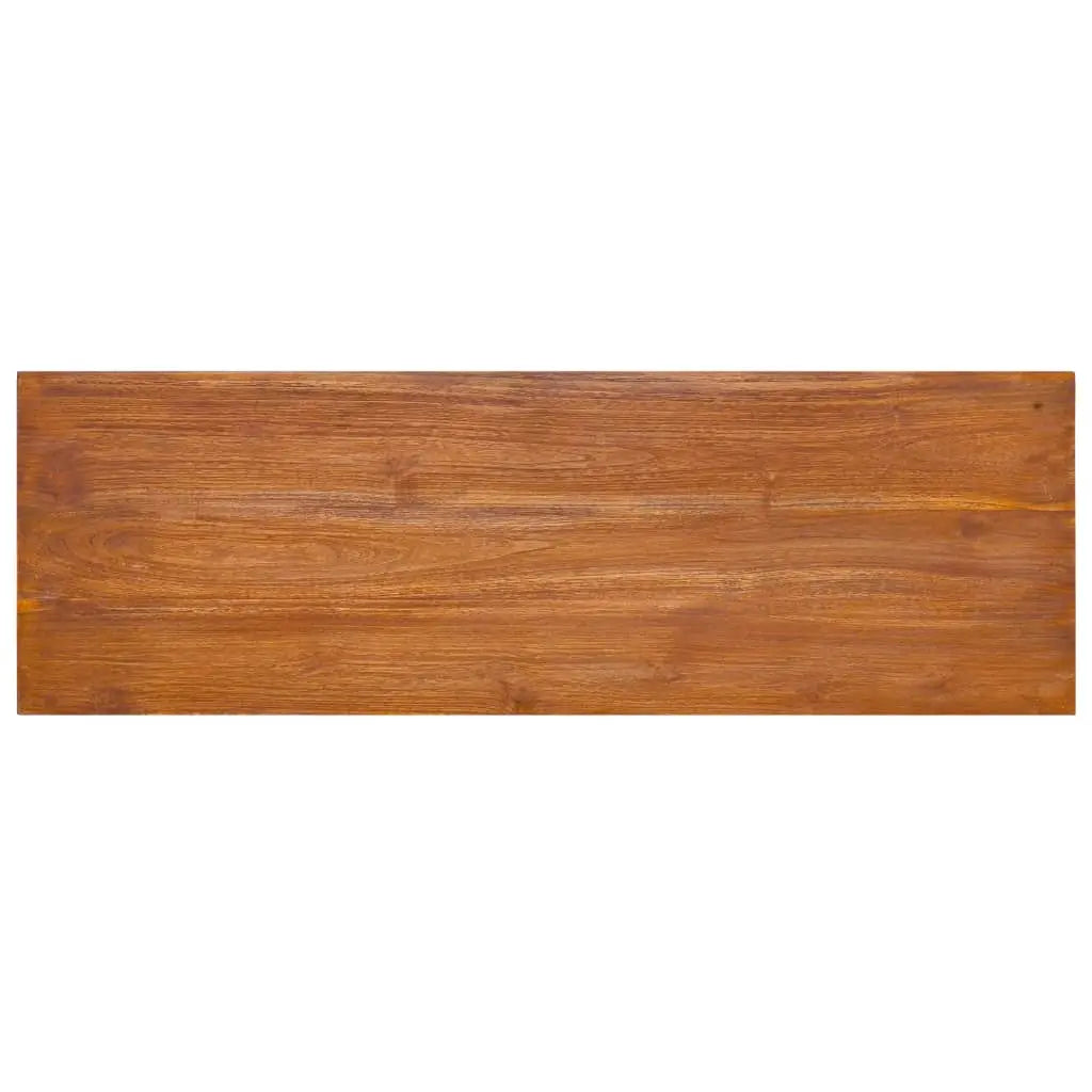 Wall-mounted TV Cabinet Solid Teak Wood - Living with Luxury