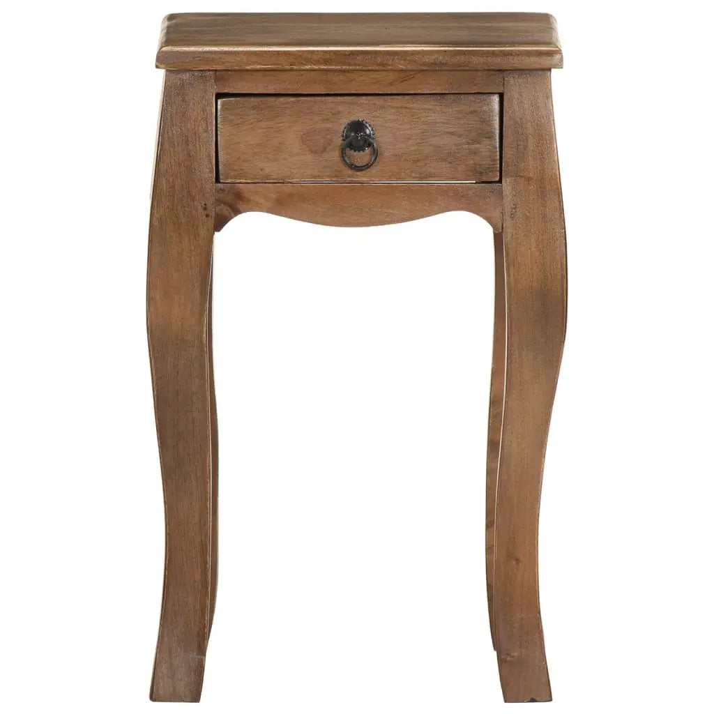 Bed Cabinet Solid Mango Wood - Living with Luxury