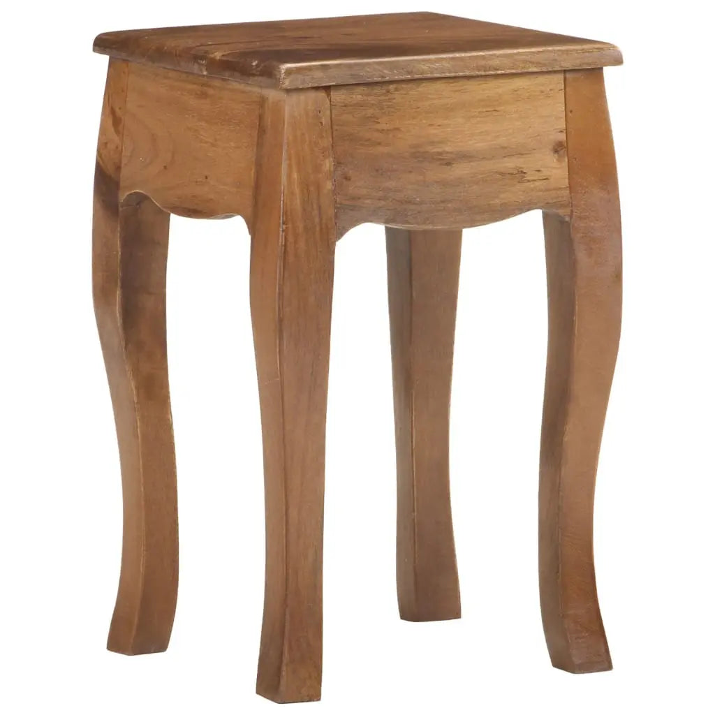 Bed Cabinet Solid Mango Wood - Living with Luxury