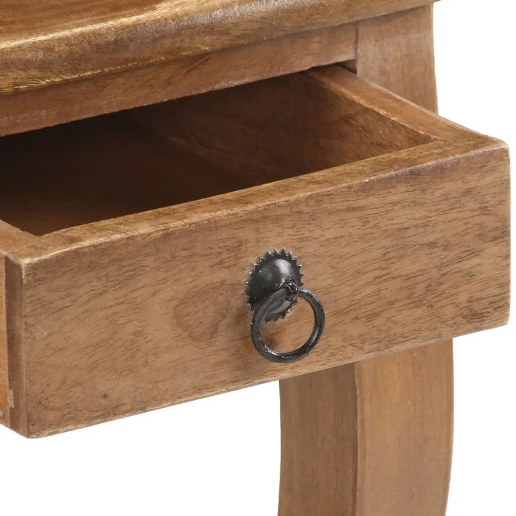 Bed Cabinet Solid Mango Wood - Living with Luxury