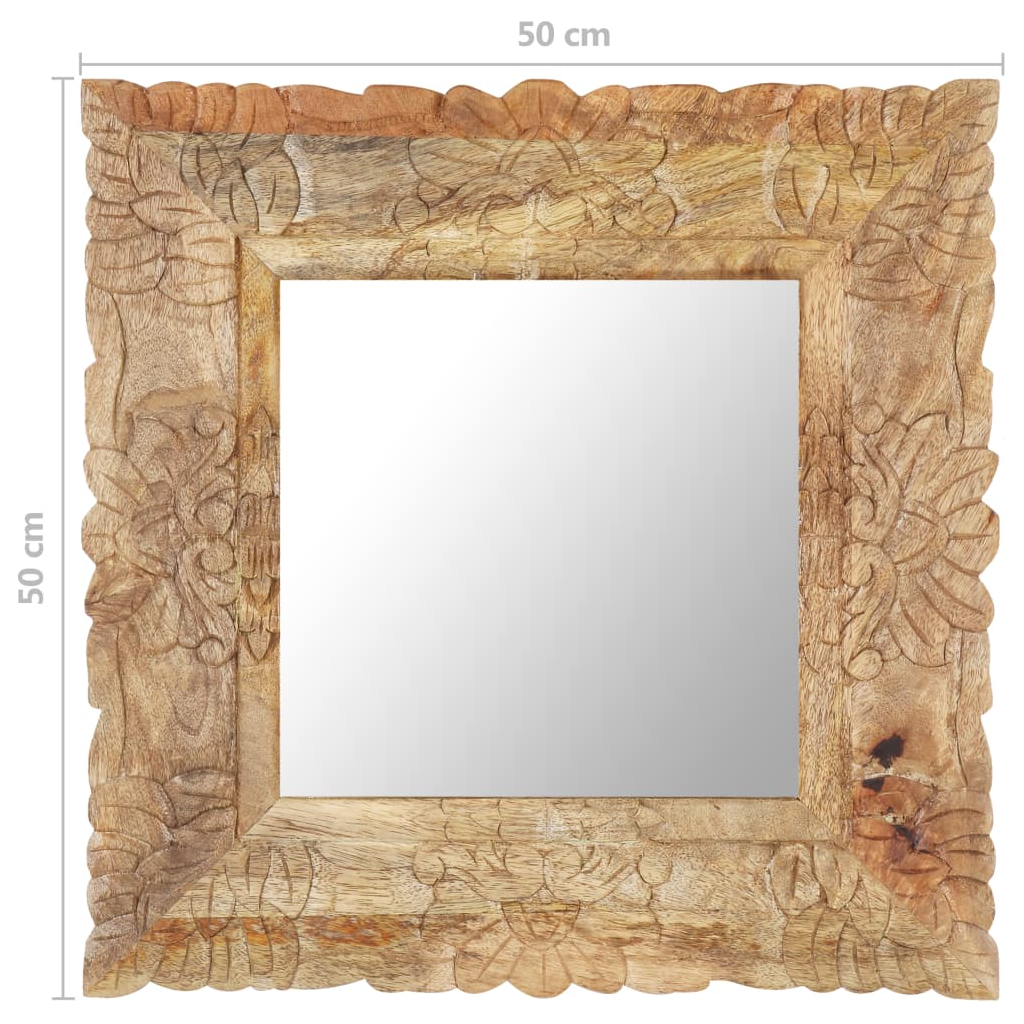 Mirror Solid Mango Wood Living with Luxury