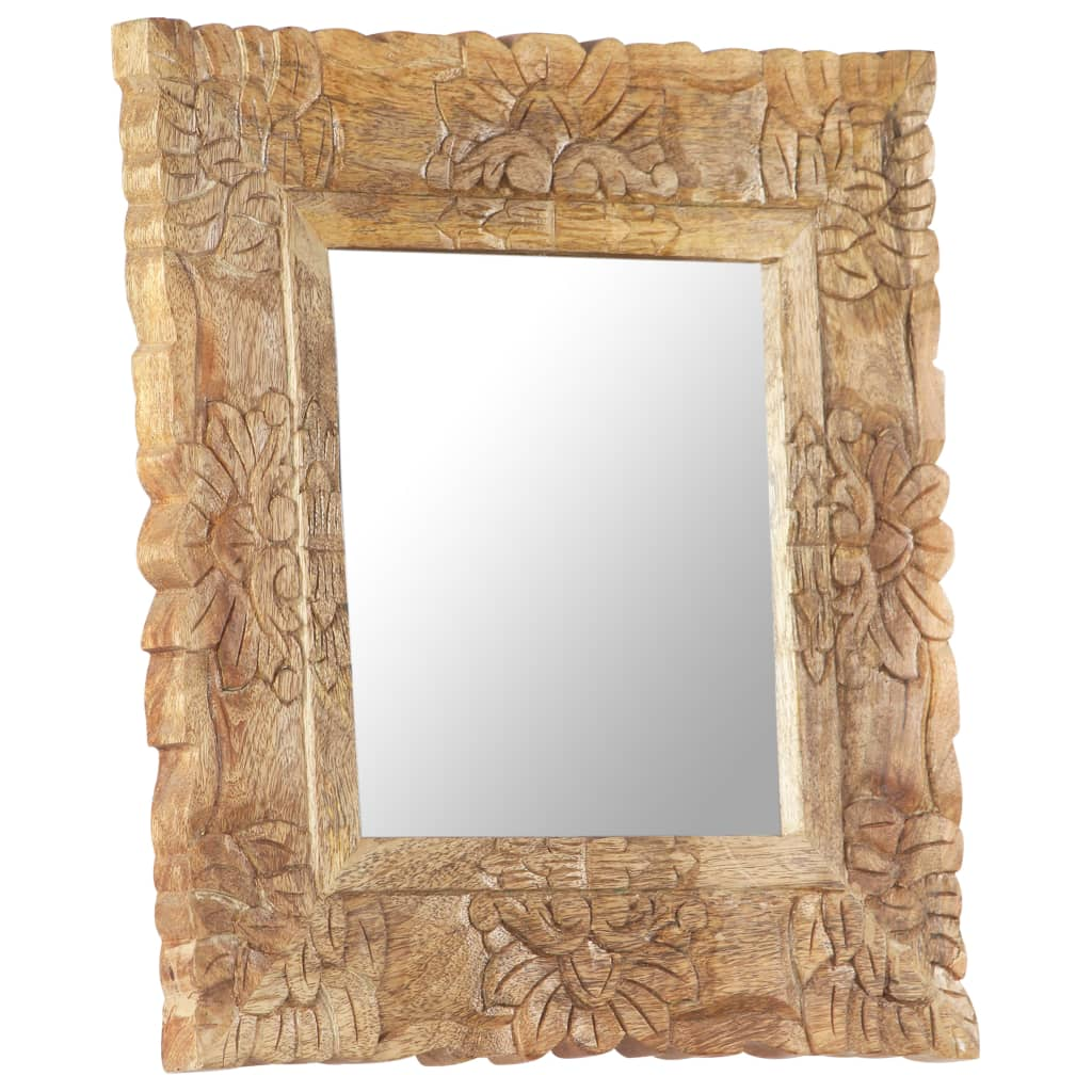 Mirror Solid Mango Wood Living with Luxury