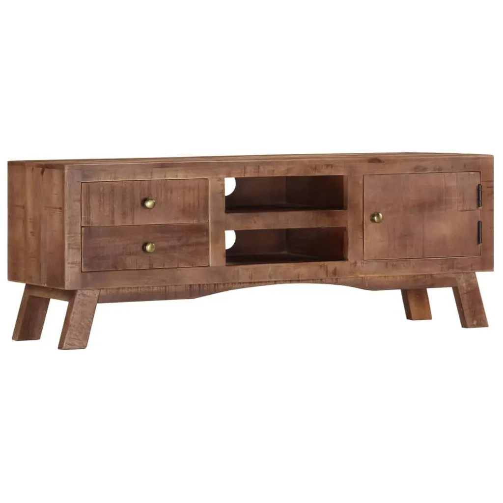 TV Cabinet Rough Mango Wood - Living with Luxury