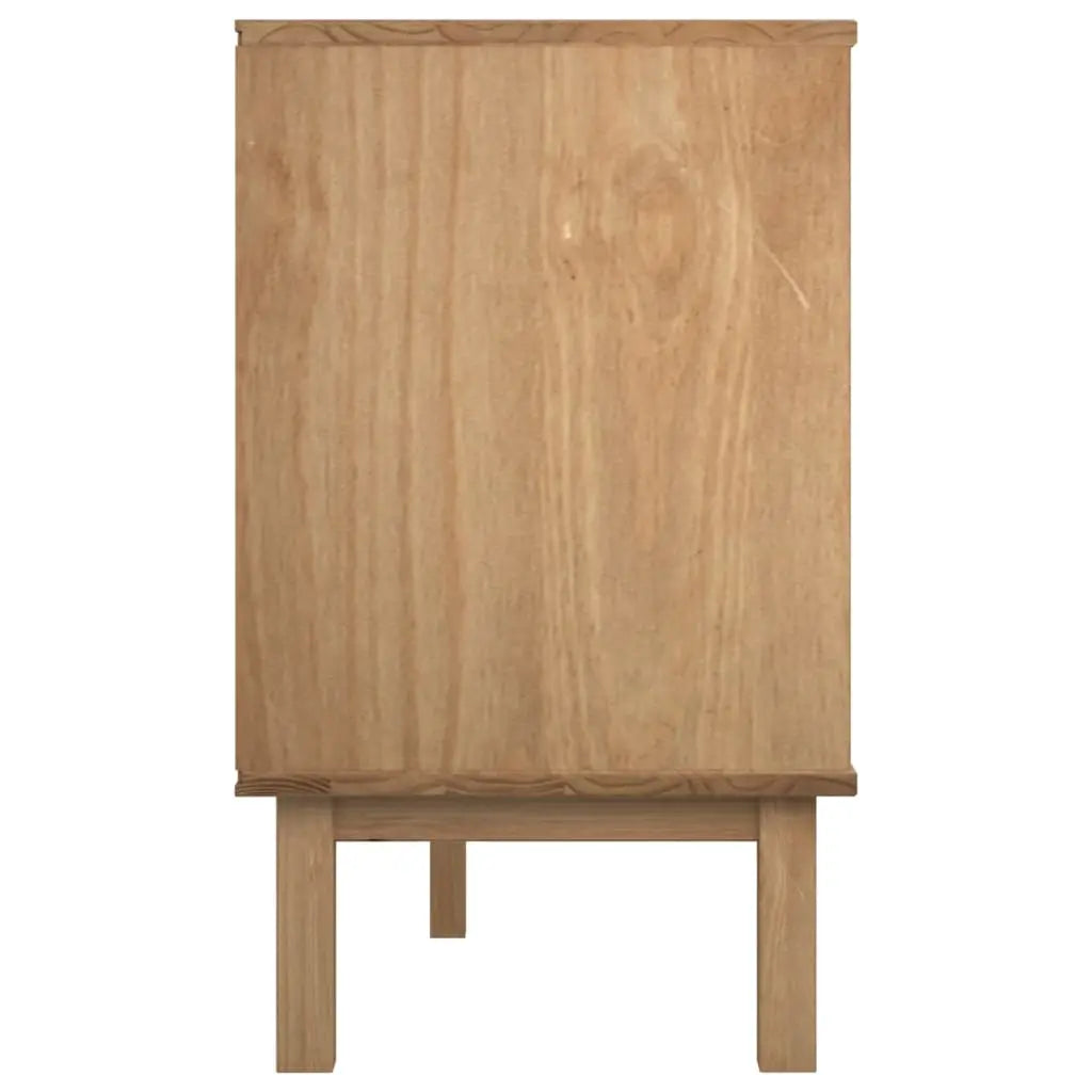 Drawer Cabinet OTTA Brown&White Solid Wood Pine - Living with Luxury