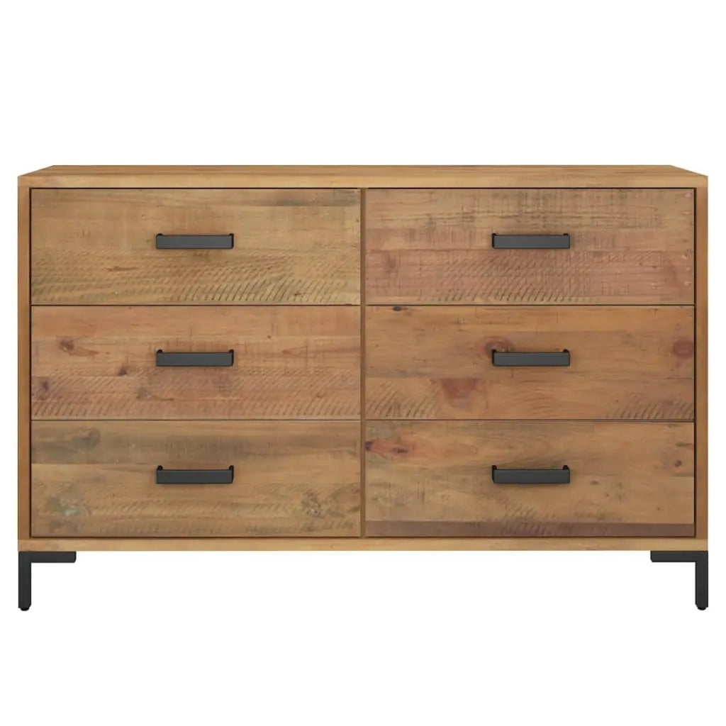 Sideboard Brown Solid Pinewood - Living with Luxury