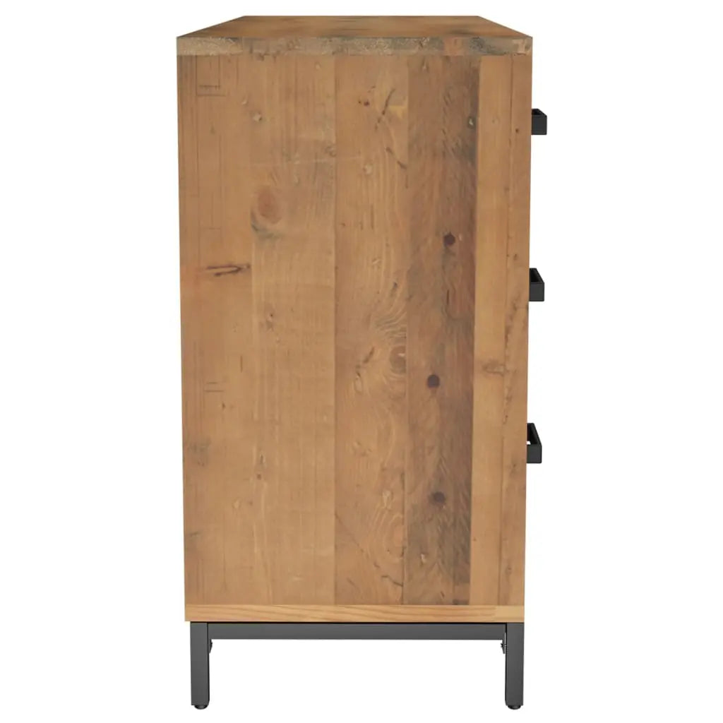 Sideboard Brown Solid Pinewood - Living with Luxury