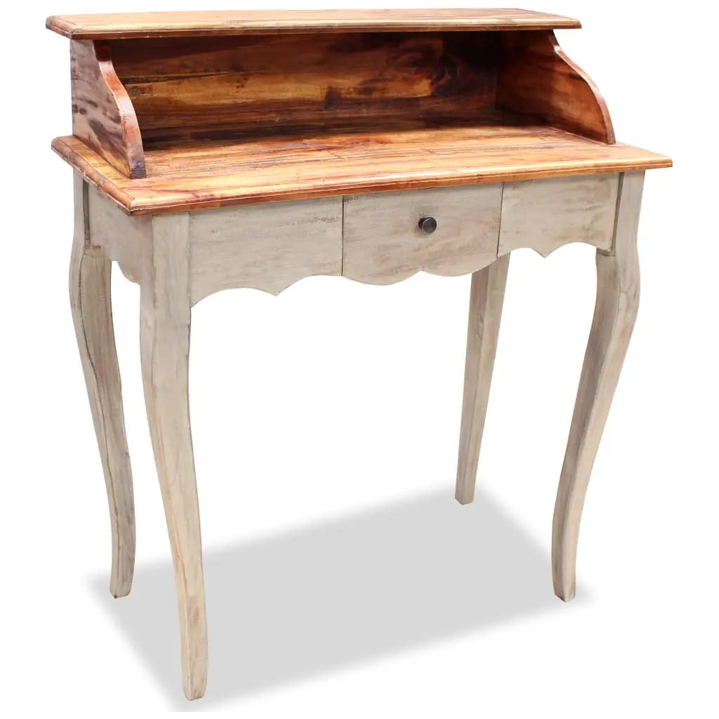 Writing Desk Solid Mahogany Wood - Living with Luxury