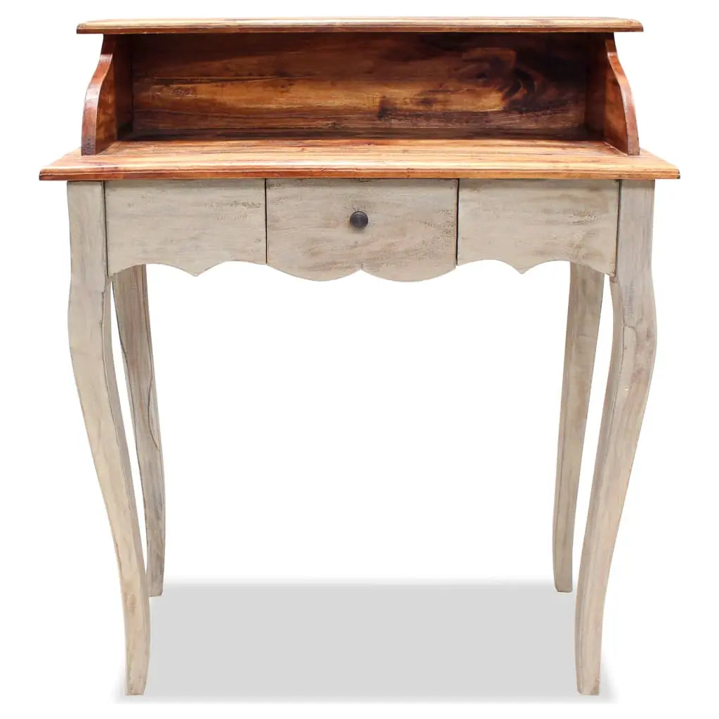 Writing Desk Solid Mahogany Wood - Living with Luxury