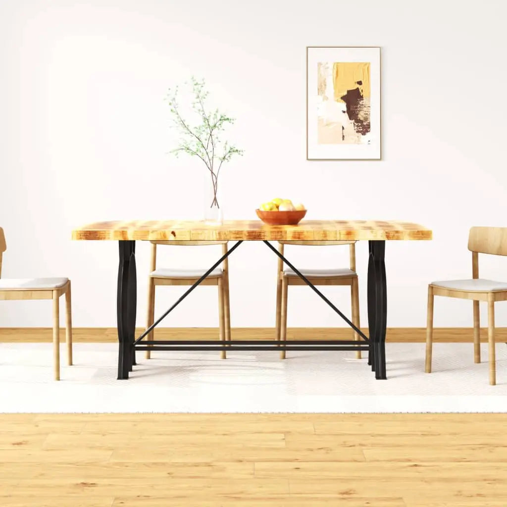 Dining Table Solid Rough Mango Wood 180 cm - Living with Luxury