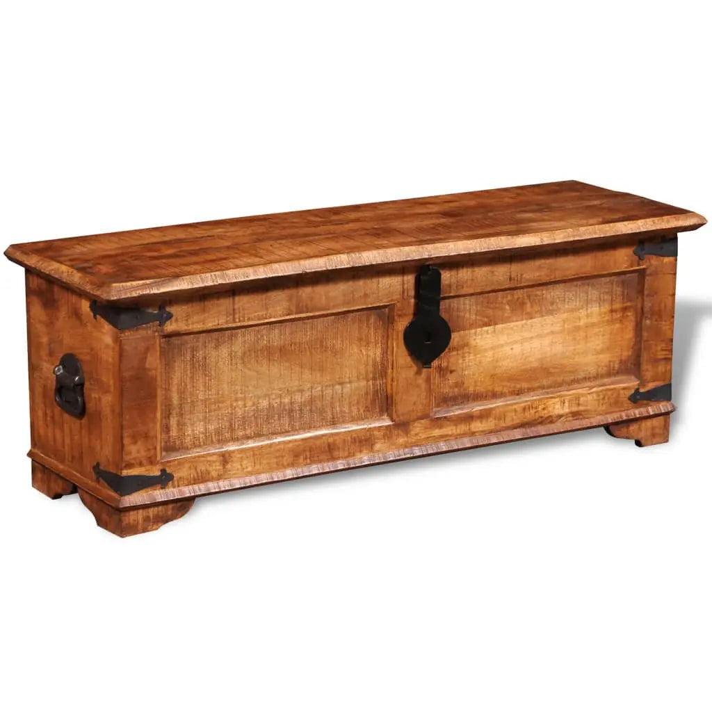 Storage Chest Rough Mango Wood - Living with Luxury