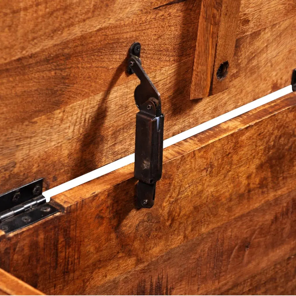 Storage Chest Rough Mango Wood - Living with Luxury