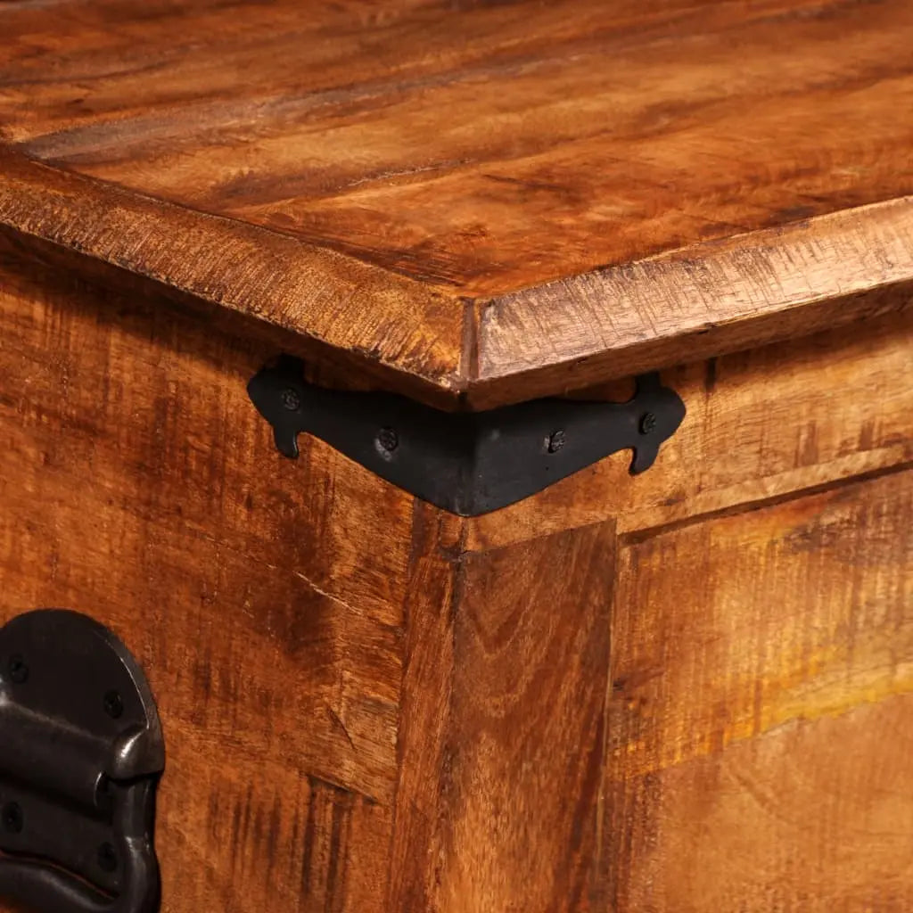 Storage Chest Rough Mango Wood - Living with Luxury