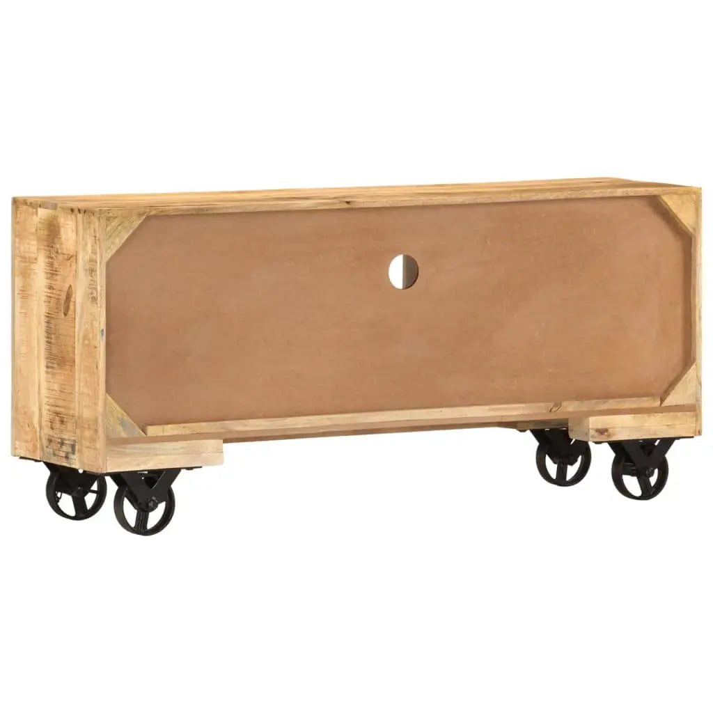 TV Cabinet Rough Mango Wood - Living with Luxury