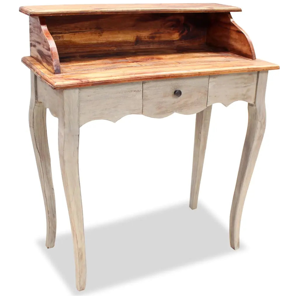 Writing Desk Solid Mahogany Wood - Living with Luxury