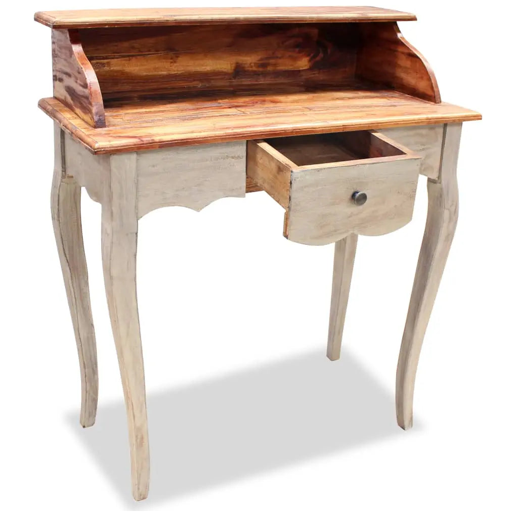 Writing Desk Solid Mahogany Wood - Living with Luxury