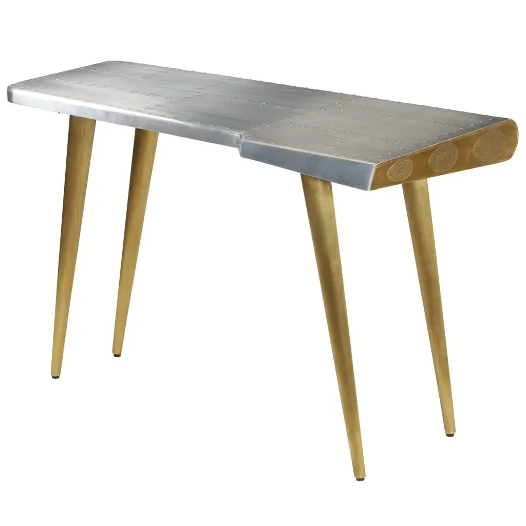 Aviator Writing Desk Vintage Aircraft Airman Style - Living with Luxury