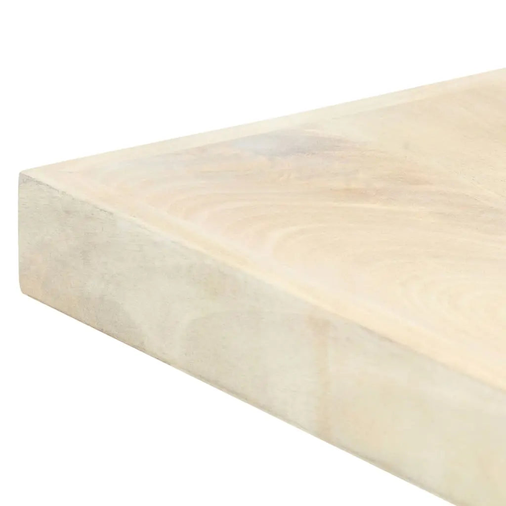 Dining Table White Solid Mango Wood - Living with Luxury