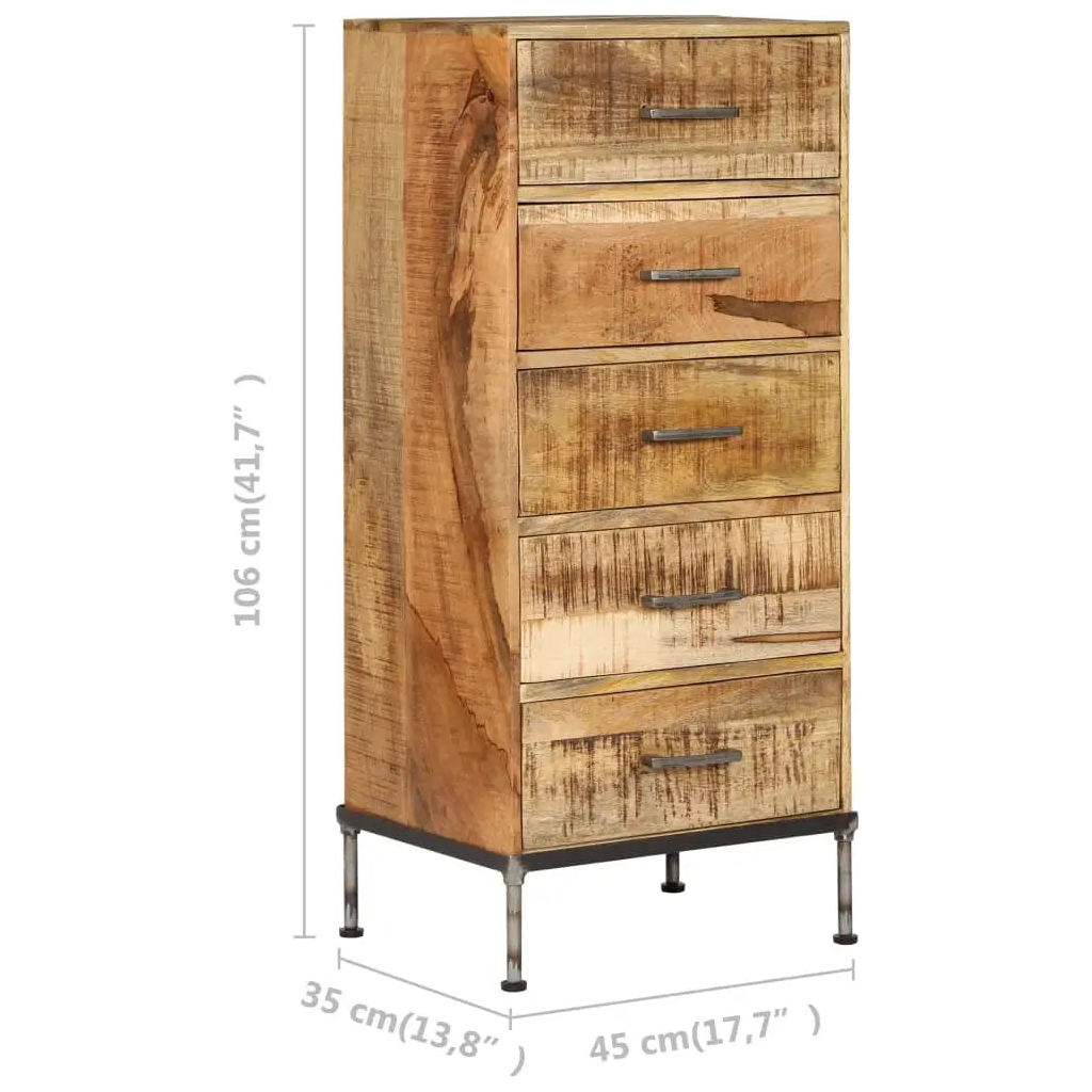 Chest of Drawers Solid Mango Wood - Living with Luxury