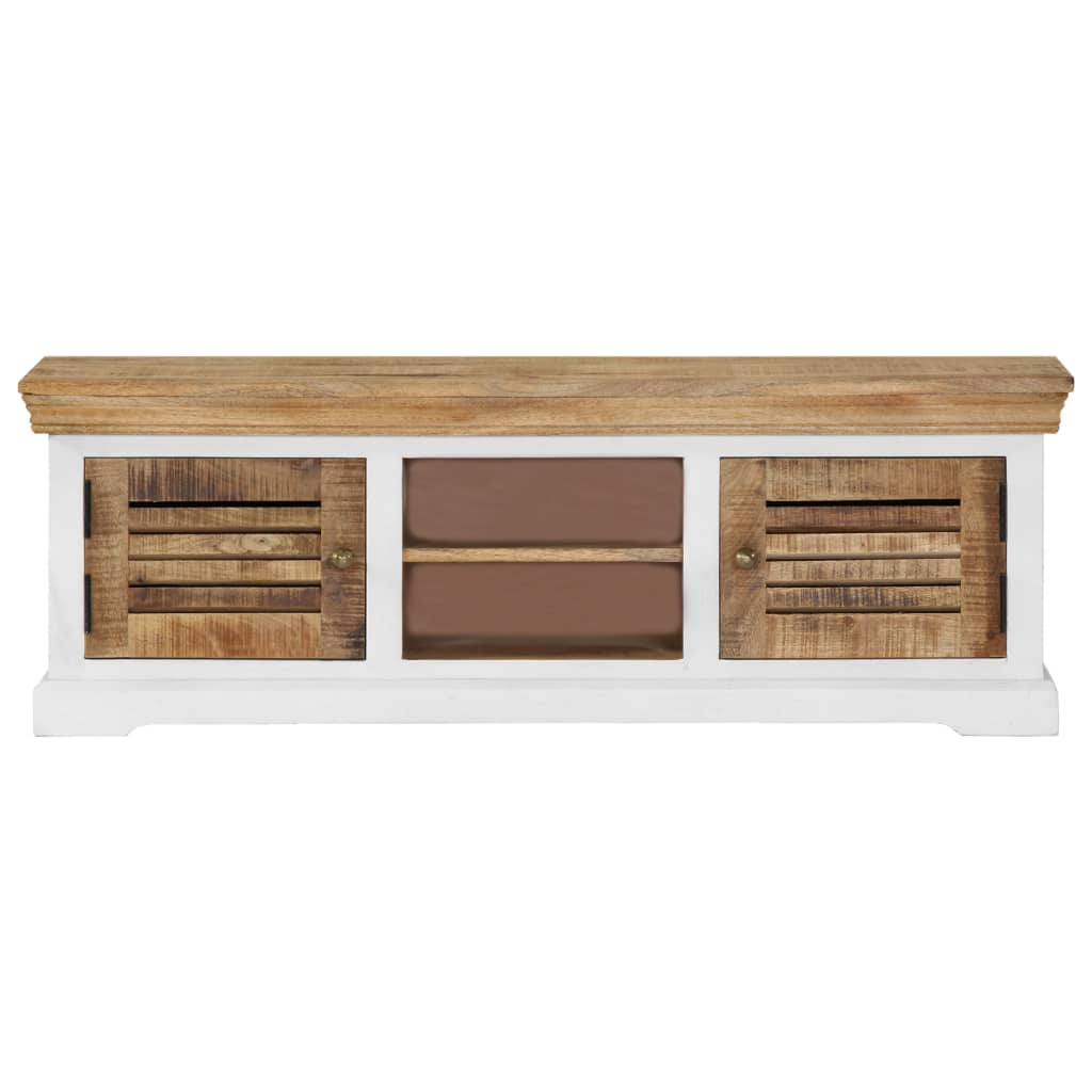 TV Cabinet Solid Mango Wood Living with Luxury