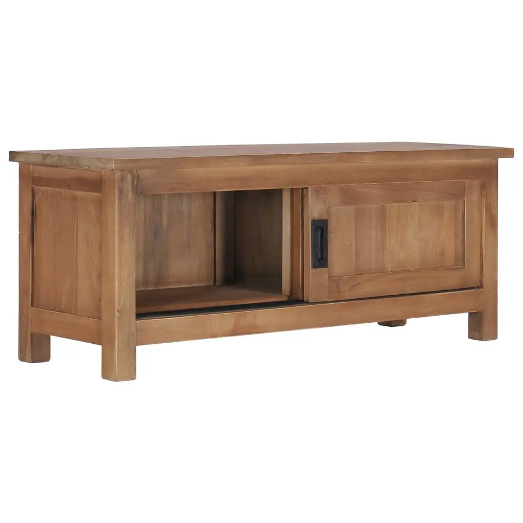 TV Cabinet Solid Teak Wood - Living with Luxury