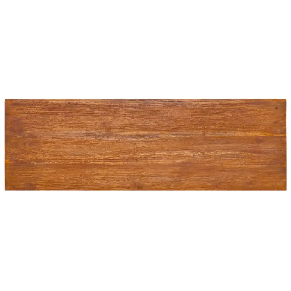 Wall-mounted TV Cabinet Solid Teak Wood - Living with Luxury