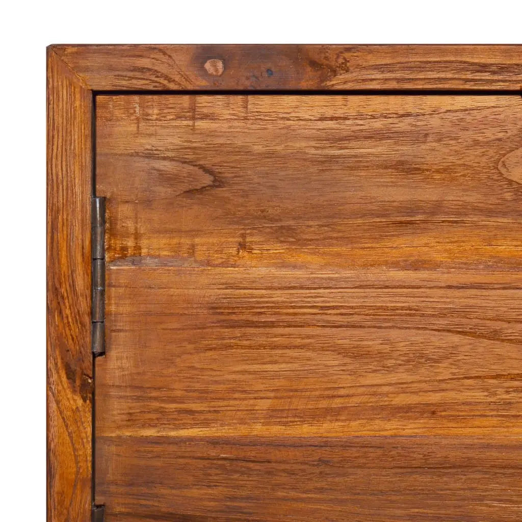 Wall-mounted TV Cabinet Solid Teak Wood - Living with Luxury