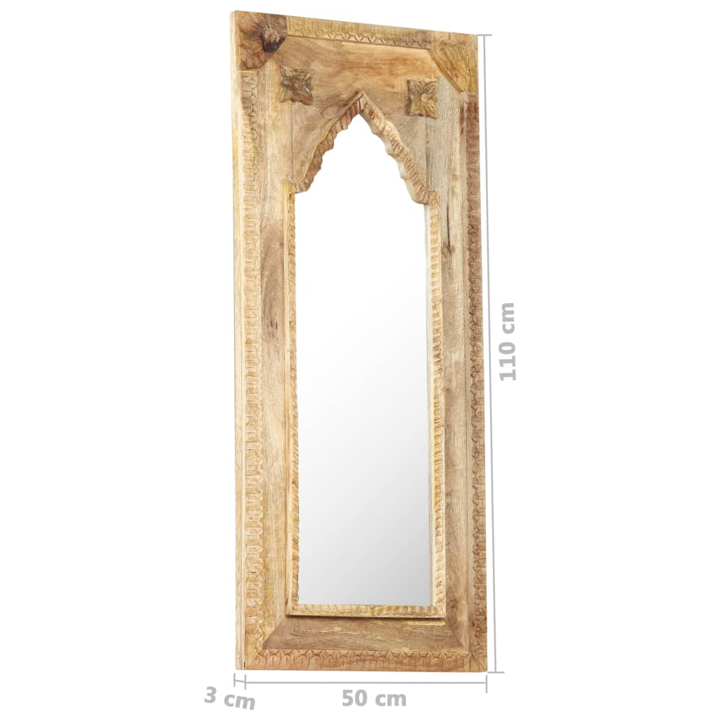 Mirror Solid Mango Wood Living with Luxury