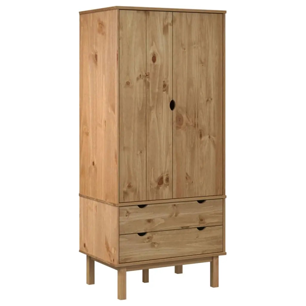 Wardrobe OTTA Solid Wood Pine - Living with Luxury