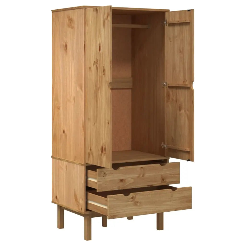 Wardrobe OTTA Solid Wood Pine - Living with Luxury